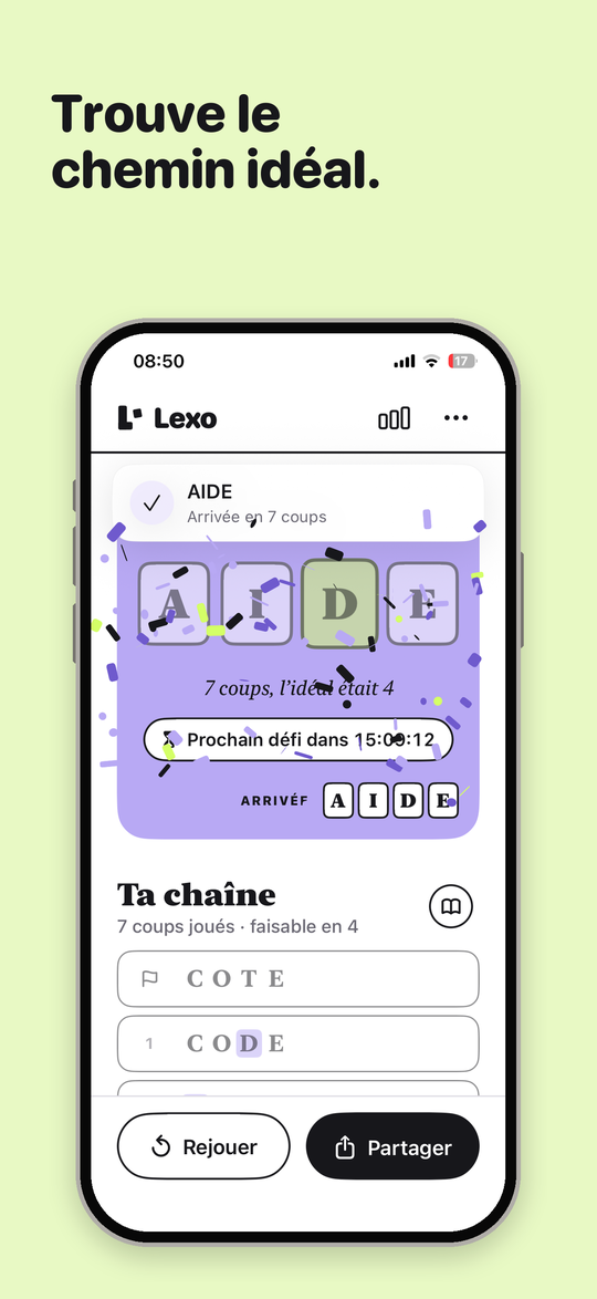 L’arrivée